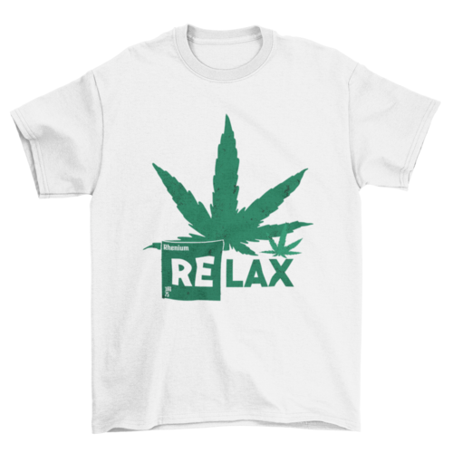 Relax Hemp Leaf Tee