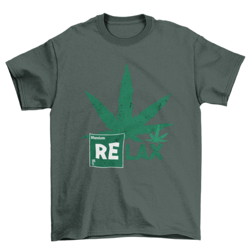 Relax Hemp Leaf Tee