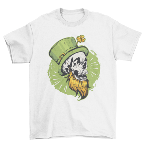 St Patrick's skull tee