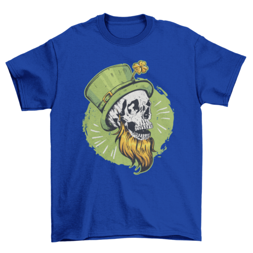 St Patrick's skull tee